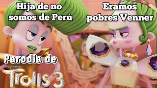 Trolls 3  Parodia  Velvet y Venner y su pasado con la chamba [upl. by Innad]