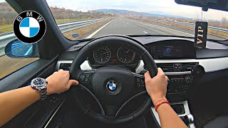 BMW 320d E90 163HP  POV Test Drive 60FPS [upl. by Thedric471]