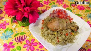 🍃Arroz con Pollo🍗en ARROCERA I Receta Peruana FACIL I Lorentix [upl. by Aicul]