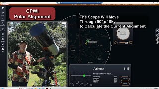 Polar Alignment through Celestrons StarSense AutoGuider and CPWI [upl. by Adnohral]