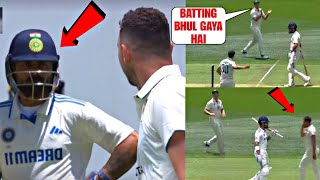 Huge Drama heated argument between Virat Kohli and Australian players during INDvsAUS 1st BGT test [upl. by Ocnarfnaig762]