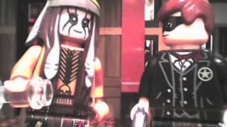 The New Lone Ranger Show Lego stopmotion animationbrickfilm [upl. by Nodnelg752]