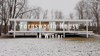 Farnsworth House  Walkthrough Tour in Winter [upl. by Nnaycnan566]