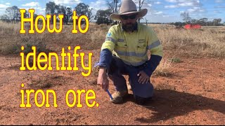 How to identify iron ore deposits Magnetite [upl. by Joelynn]