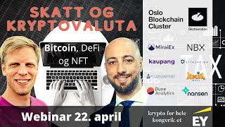 Skatt og Krypto til Frokost Bitcoin DeFi og NFT  OBC EY amp Skatteetaten [upl. by Blatt491]