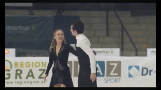 Lucy Hancock amp Ilias Fourati 🇭🇺 Free Dance Ice Challenge 24 Graz [upl. by Edy886]