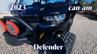 Check Out The All New 2023 CanAm Defender HD Max  Lonestar Edition  Walkaround [upl. by Aeirdna]