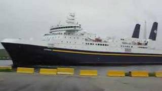 MV Caribou Docking in Port Aux Basques Newfoundland [upl. by Greysun]