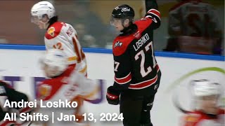 Andrei Loshko RN27  All Shifts  RouynNoranda Huskies v BaieComeau Drakkar QMJHL  12 13 2024 [upl. by Jacki]