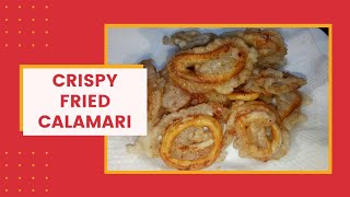 CRISPY FRIED CALAMARI  CALAMARES  CRISPY SQUID RINGS RECIPE [upl. by Onivla17]