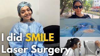 I did Laser Vision Correction Surgery  SMILE  My Entire Journey  Ahaana Krishna [upl. by Alaekim]