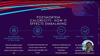 Postmortem Caloricity [upl. by Anaejer]