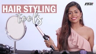 7 Hair Styling Tools That Every Woman Needs For Perfect Hair Ft Kavya DSouza  Nykaa [upl. by Carolin]