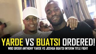 ANTHONY YARDE VS JOSHUA BUATSI ORDERED BY WBO 👀 [upl. by Iphigeniah]