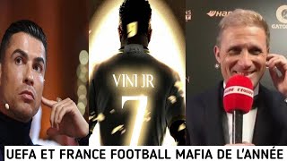 Racisme 💯UEFA et France Football mafia de lannée Vinicius Junior 😭 [upl. by Skolnik]