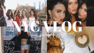 NEW YORK VLOG  bachelorette party in the city [upl. by Morton]