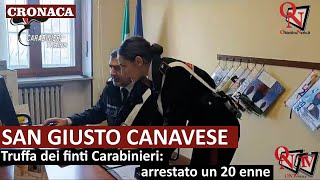 SAN GIUSTO CANAVESE – Truffa dei finti Carabinieri arrestato un 20 enne [upl. by Tawnya337]