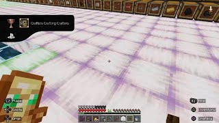 Minecraft Trophy Crafters Crafting Crafters Proof Not Creative Mode [upl. by Saied915]