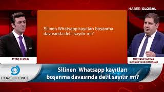 Silinen Whatsapp kayıtları boşanma davalarında delil sayılır mı [upl. by Allayne]