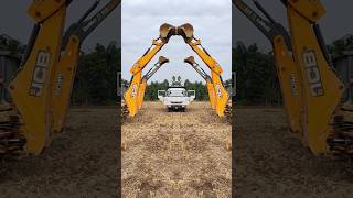 JCB ESCORT MACHINE TATA DAMPER🧐🧐🧐jcb tractor tractorvideo [upl. by Hassett]