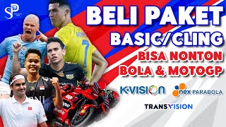 Bisa Nonton Liga Inggris Liga 1 Dan MotoGP Hanya Dengan Isi Paket Basic Cling  Penjelasan Detail [upl. by Artamas]