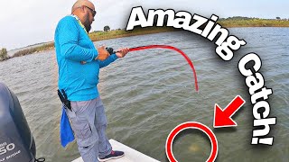 Amazing Rare Catch  Fishing Galveston Texas [upl. by Nilorac857]