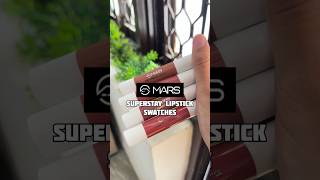 Mars Superstay Lipstick swatches  Shifali Chhibber lipstick lipsticks makeupvideo [upl. by Jaimie]