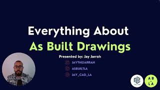 As Built Drawings Explained  Guide By As Built LA [upl. by Einaffets57]