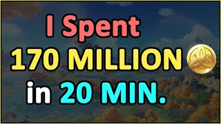 I Spent 170 Million Mora in 20 Minutes FULL LENGTH [upl. by Bouzoun]