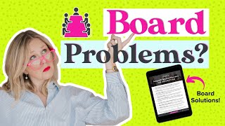 Board Problems Learn the Nonprofit Board Member Roles amp Responsibilities [upl. by Singh]