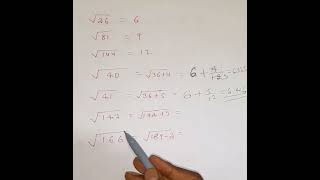 Square root short trick non perfect square ka square root short trick square root simplification [upl. by Dani]