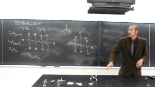 Introduction to Organic  Saturated Hydrocarbons  Structural Isomers 004 [upl. by Randal]