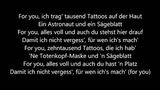 Sido  Tausend Tattoos Lyrics [upl. by Lem]