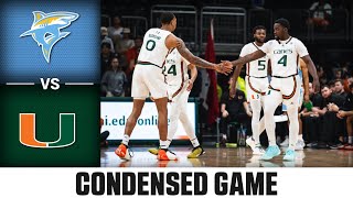 LIU vs Miami Condensed Game  202324 ACC Mens Basketball [upl. by Guendolen]