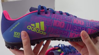 Adidas X Speedflow Messi4 FootballSoccer TF Boots UNBOXING [upl. by Eltsirhc388]