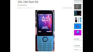 GDL G86 flash file 2 [upl. by Nevlin]