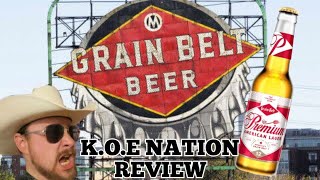 Grain Belt Premium American Lager [upl. by Adnolrehs]