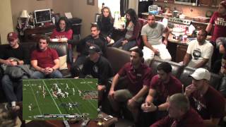 Florida State Fans React to 2014 BCS National Championship [upl. by Rockey]