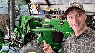 Oil ChangeNo Primer Fuel Filters Change on John Deere 5085M [upl. by Ainos]