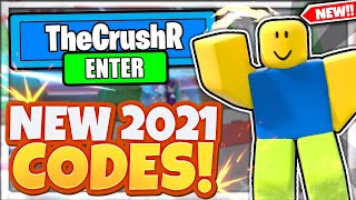 2021 ALL NEW SECRET OP CODES The CrusheR Roblox [upl. by Nogas]