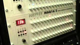 Sequencer ratcheting like Tangerine Dream Doepfer MAQ163 [upl. by Zales]