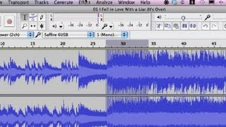 How to Fix the Quality of a Song With Audacity  Audio Recording [upl. by Yeliab]