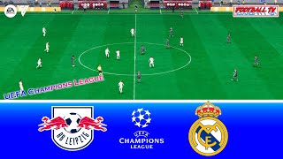 Leipzig vs Real Madrid  UEFA Champions League 2324  EA FC 24 Full Match All Goals  Gameplay PC [upl. by Iliak728]