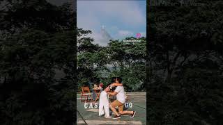 Pedido de casamento com vista incrível para o Cristo Redentor riodejaneiro pedidodecasamento [upl. by Eugine839]