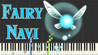 The Legend of Zelda Ocarina of Time  Fairy Navi  Piano Synthesia [upl. by Ynafetse782]