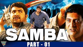 Samba Hindi Dubbed Movie Part 1  NTR Bhoomika Genelia DSouza  Eagle Entertainment Official [upl. by Cheung]