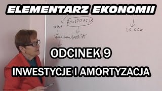 ELEMENTARZ EKONOMII  odc9 Inwestycje i amortyzacja [upl. by Benge]