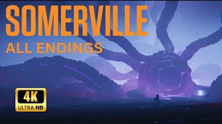 Somerville  All Alternate Endings  Full Game Walkthrough 4K UHD 🌌👽 [upl. by Pricilla]