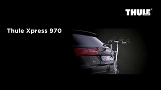 Thule Xpress Pro 970  Towbar Bike Carrier [upl. by Leidgam]