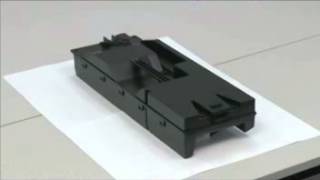 How to replace waste toner box OKI C900 [upl. by Ahsas232]